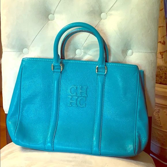 Carolina Herrera Handbags - NWT Carolina Herrera Stunning Turquoise Purse